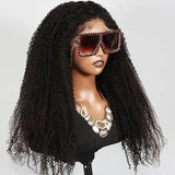 Kinky Curly Human Hair Wig