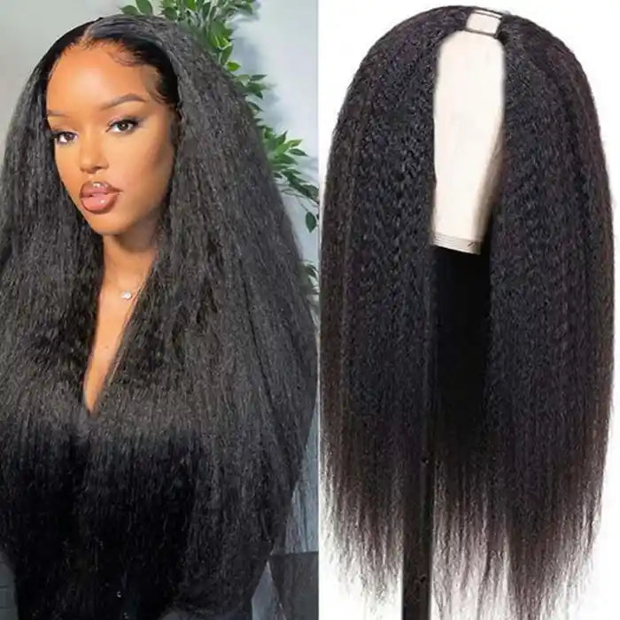 Kinky Straight U Part Wig