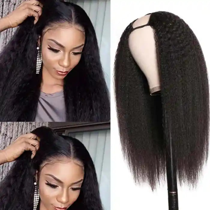 Kinky Straight U Part Wig