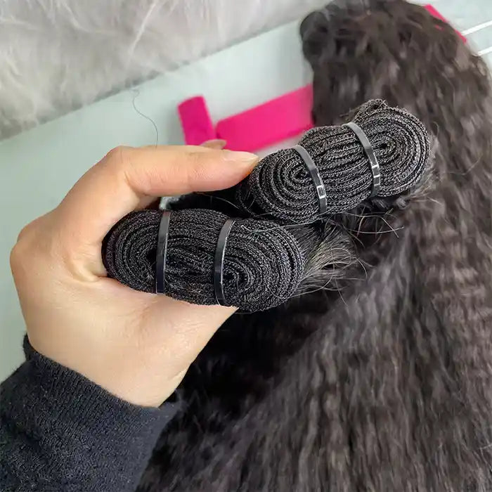 Kinky Straight Wig Bundles