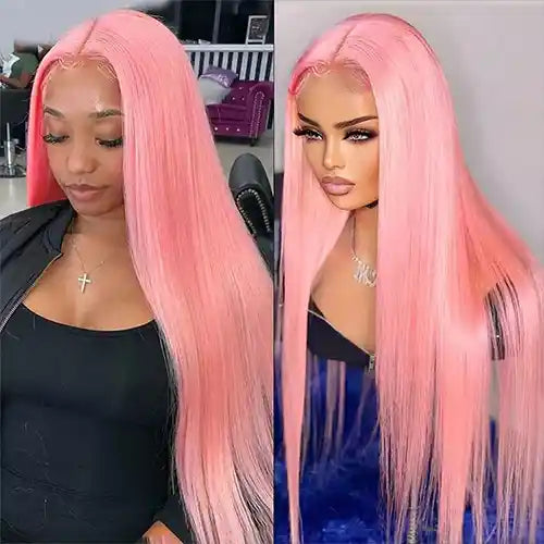Lace Frontal Closure Wigs Green