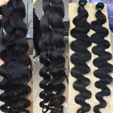Long Raw Hair Bundles Body Wave up to 40inch Bundles with Closure