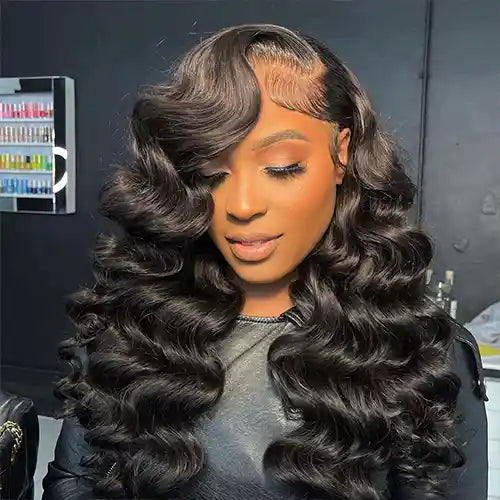 Human Hair Loose Wave Wig