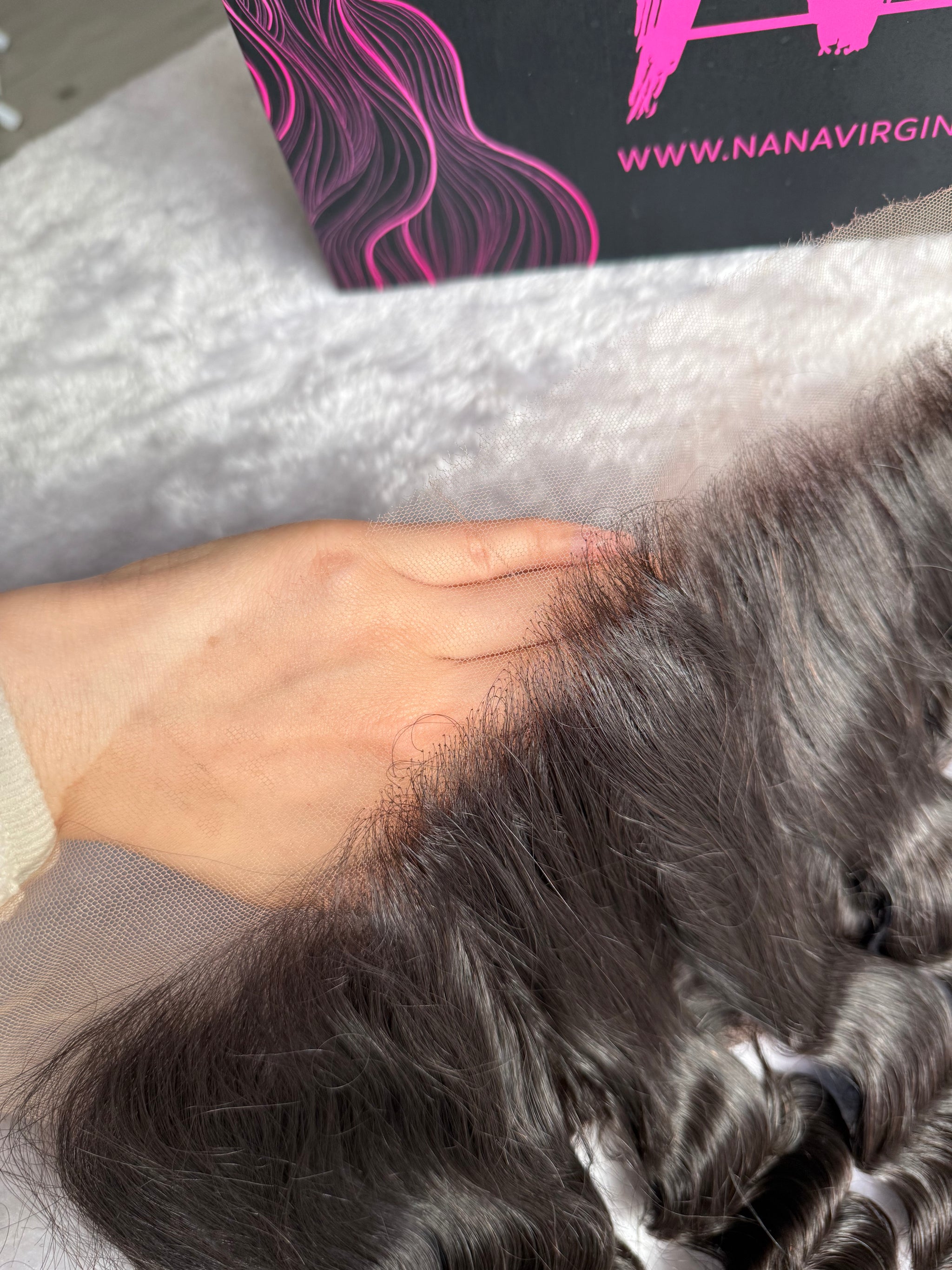 Lace Frontal Loose Wave Raw Hair HD and Transparent lace one donor human hair frontal 13x4/13x6