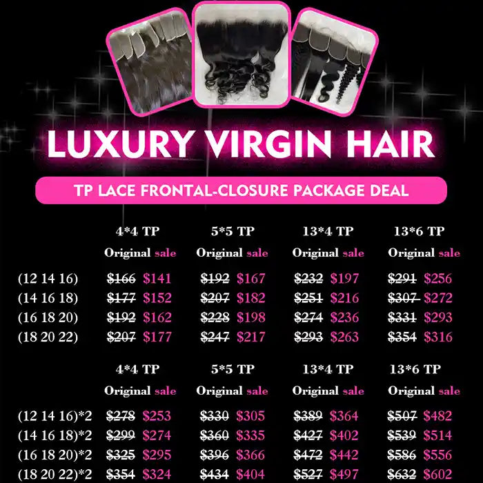 Luxury Virgin Hair Lace Frontal Wig
