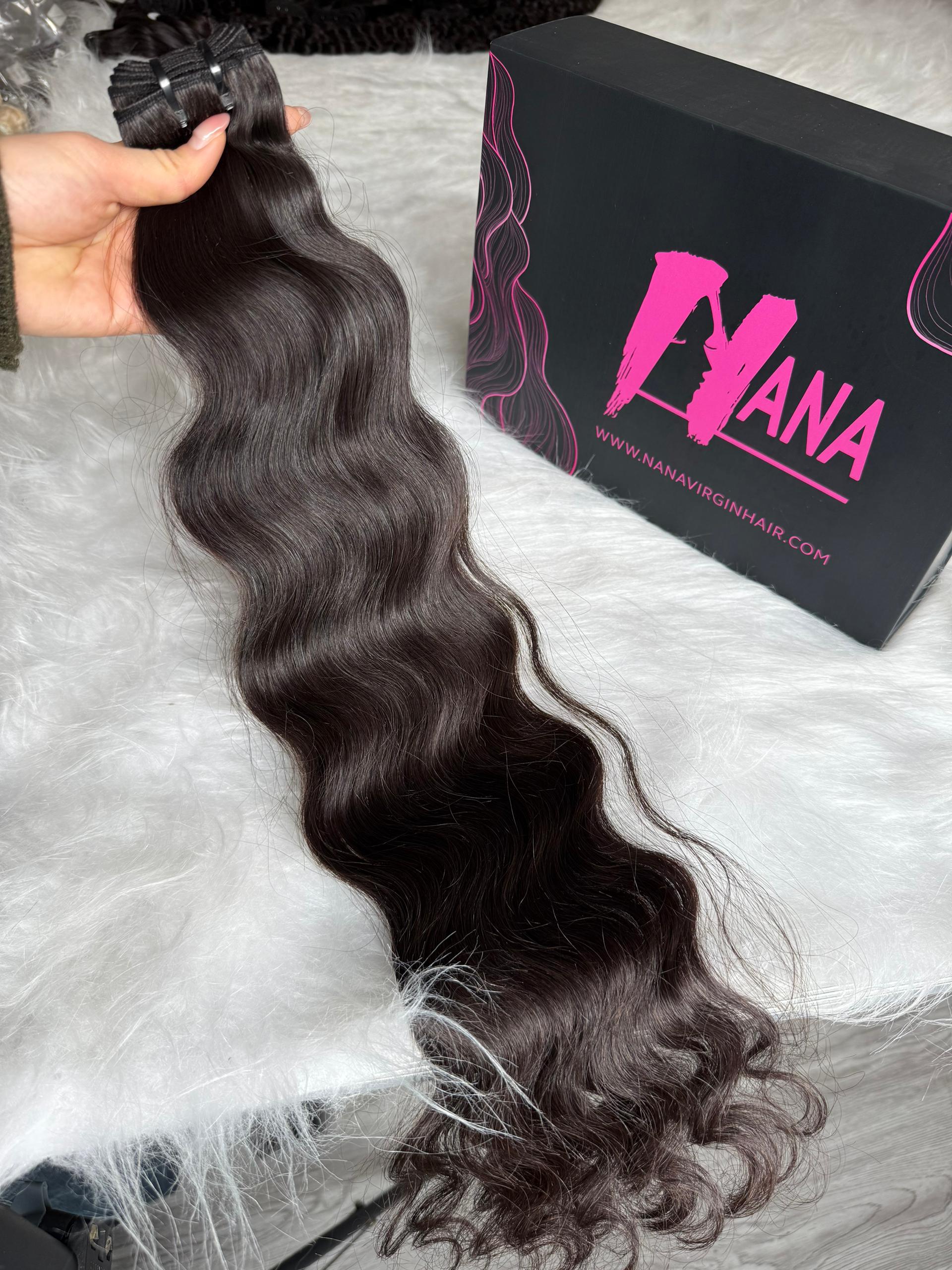 Premium quality raw hair from one donor raw hair Bundles Deal 13
