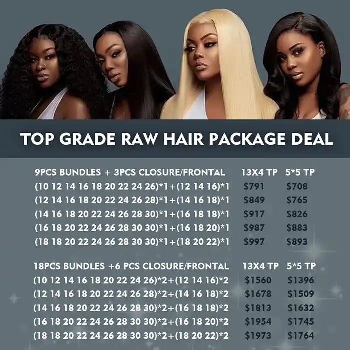 100 raw Indian hair bundles 