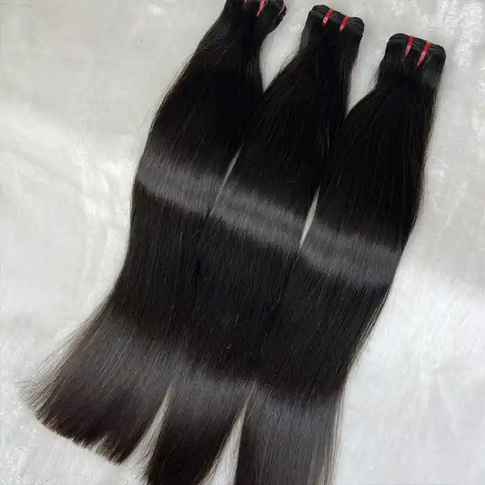 Raw Hair Wig Double Drawn Straight Hair