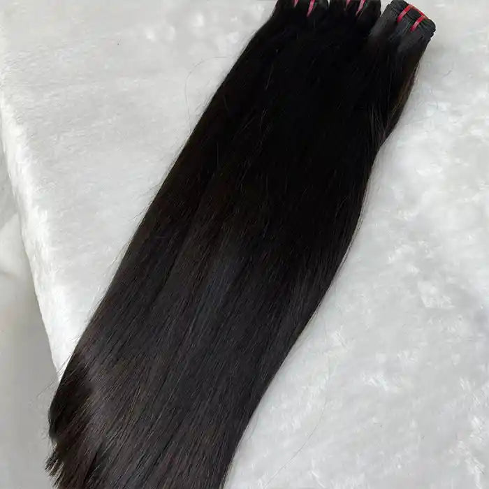 Raw Hair Wig Double Drawn Straight Hair