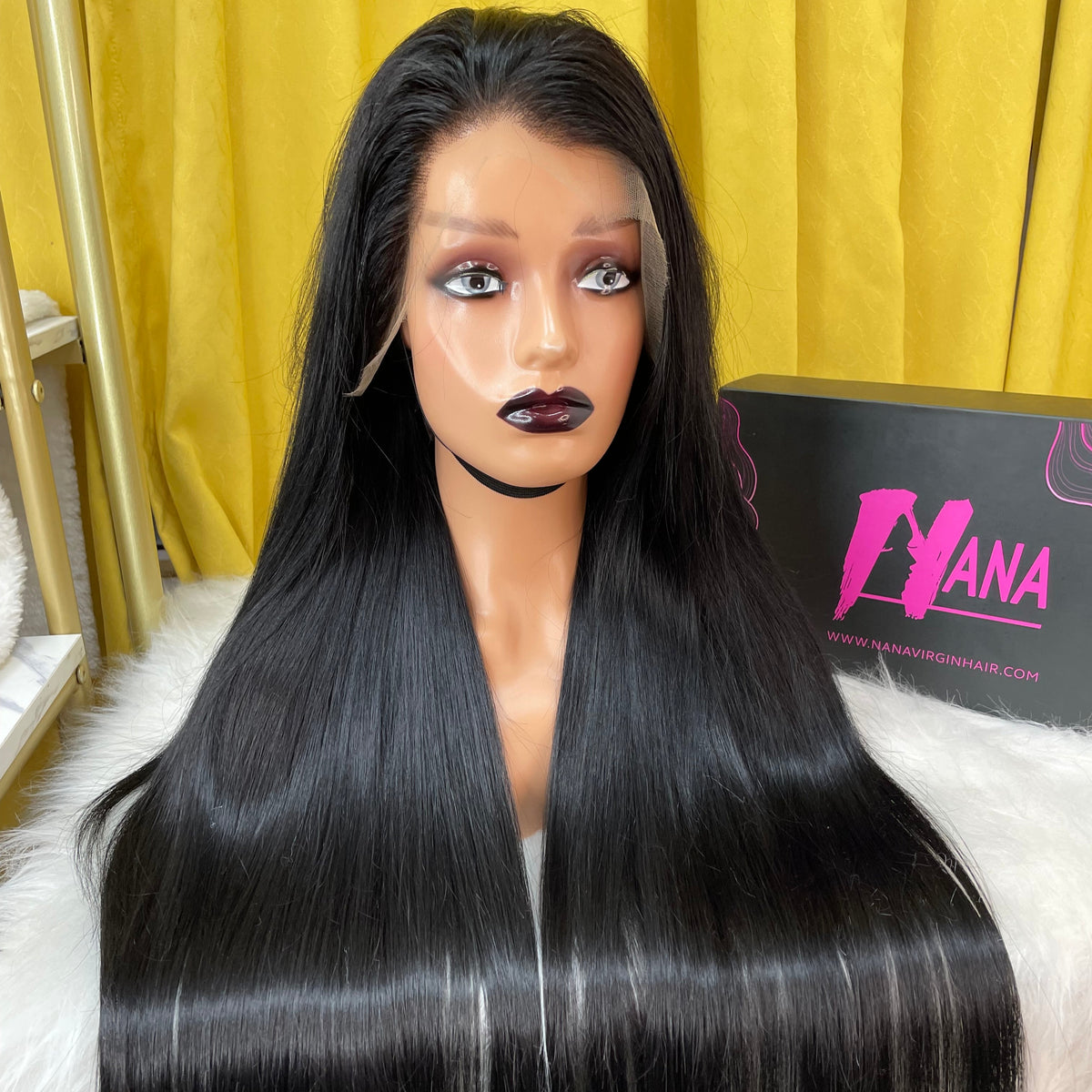 Long Jet Black Bodywave Full Lace Wig – Model Lace Wigs and Hair Long Jet Black Bodywave Full Lace Wig – Model Lace Wigs and Hair