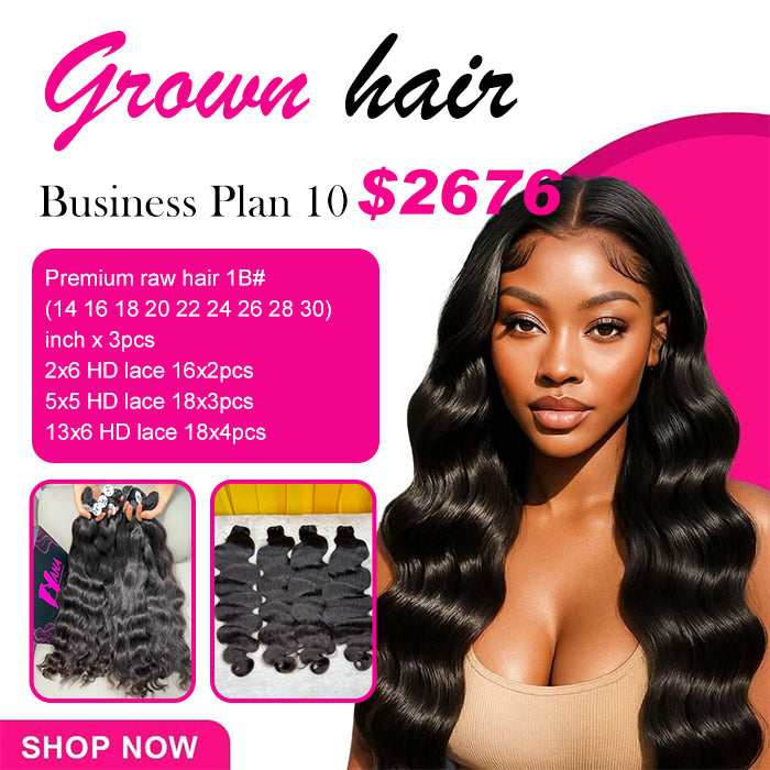 Premium quality raw hair from one donor raw hair Bundles Deal 10