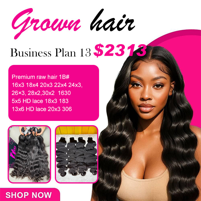 Premium quality raw hair from one donor raw hair Bundles Deal 13