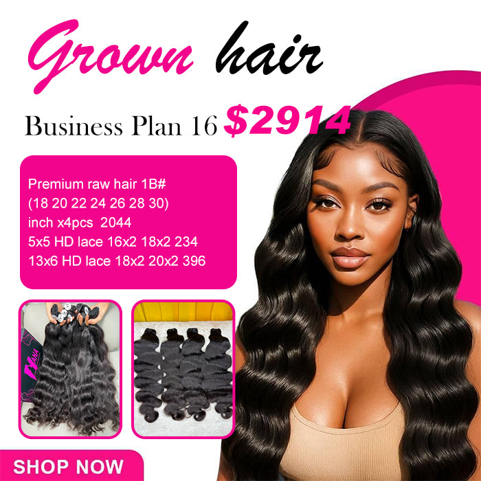 Premium quality raw hair from one donor raw hair Bundles Deal 16