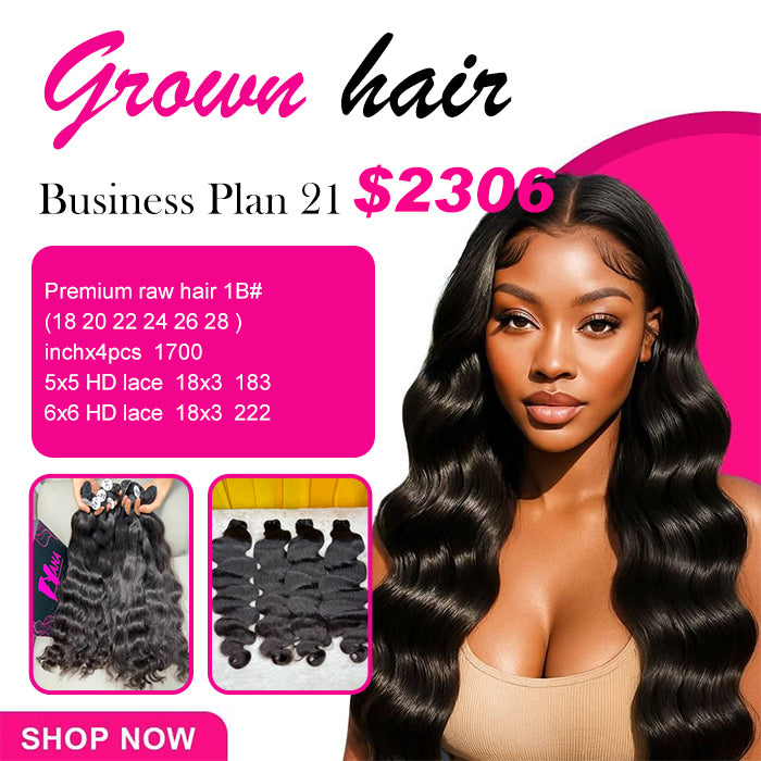 Premium quality raw hair from one donor raw hair Bundles Deal 21