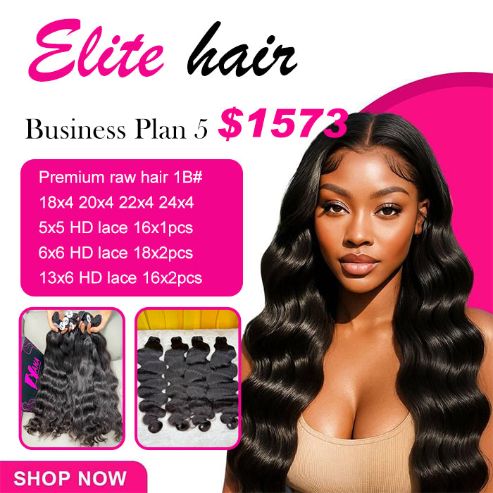 Premium quality raw hair from one donor raw hair Bundles Deal 5