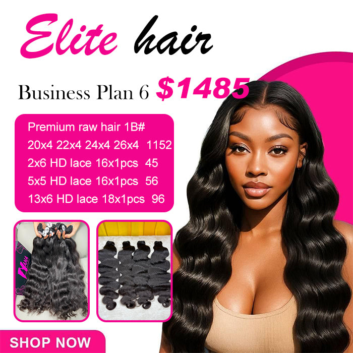 Premium quality raw hair from one donor raw hair Bundles Deal 6