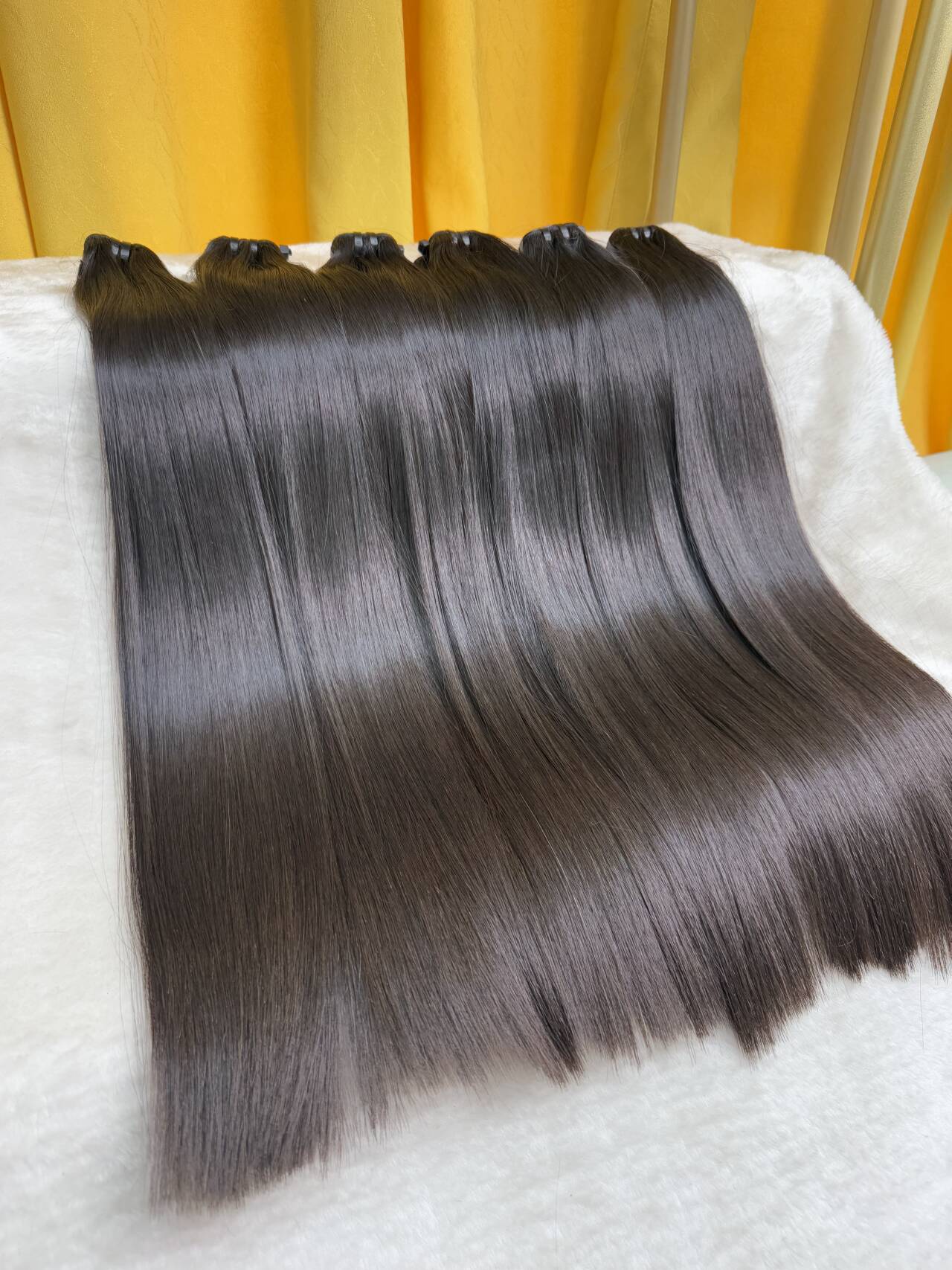 Premium Top Quality Vietnamese  Raw double drawn Bone straight hair from one donor