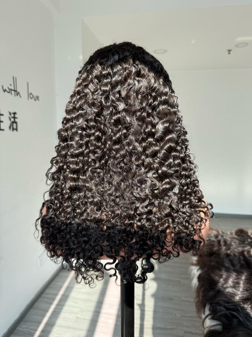 Burmese curly wig glueless 