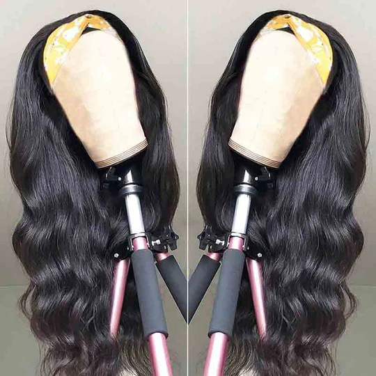 Raw/Virgin Body Wave Headband Wig Wear And Go Headband Wigs No-Lace&No-Glue