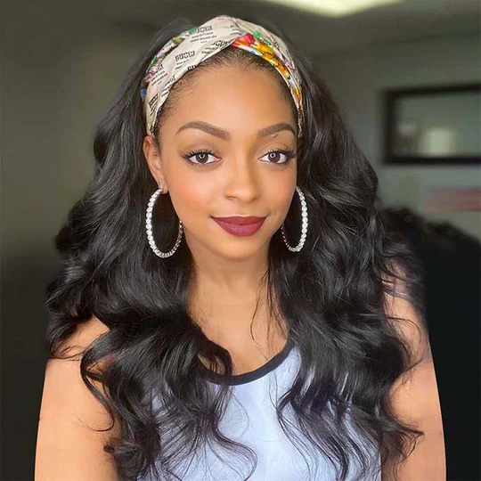 Raw/Virgin Body Wave Headband Wig Wear And Go Headband Wigs No-Lace&No-Glue
