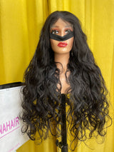 Virgin Hair HD Full Frontal Wig 13x4 and 13x6 body wave transparent and HD Lace Frontal Wig