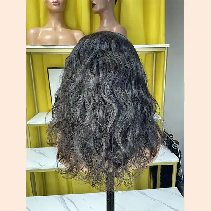 Raw & Virgin Body Wave Short Bob Wig Lace Frontal/Closure Wigs