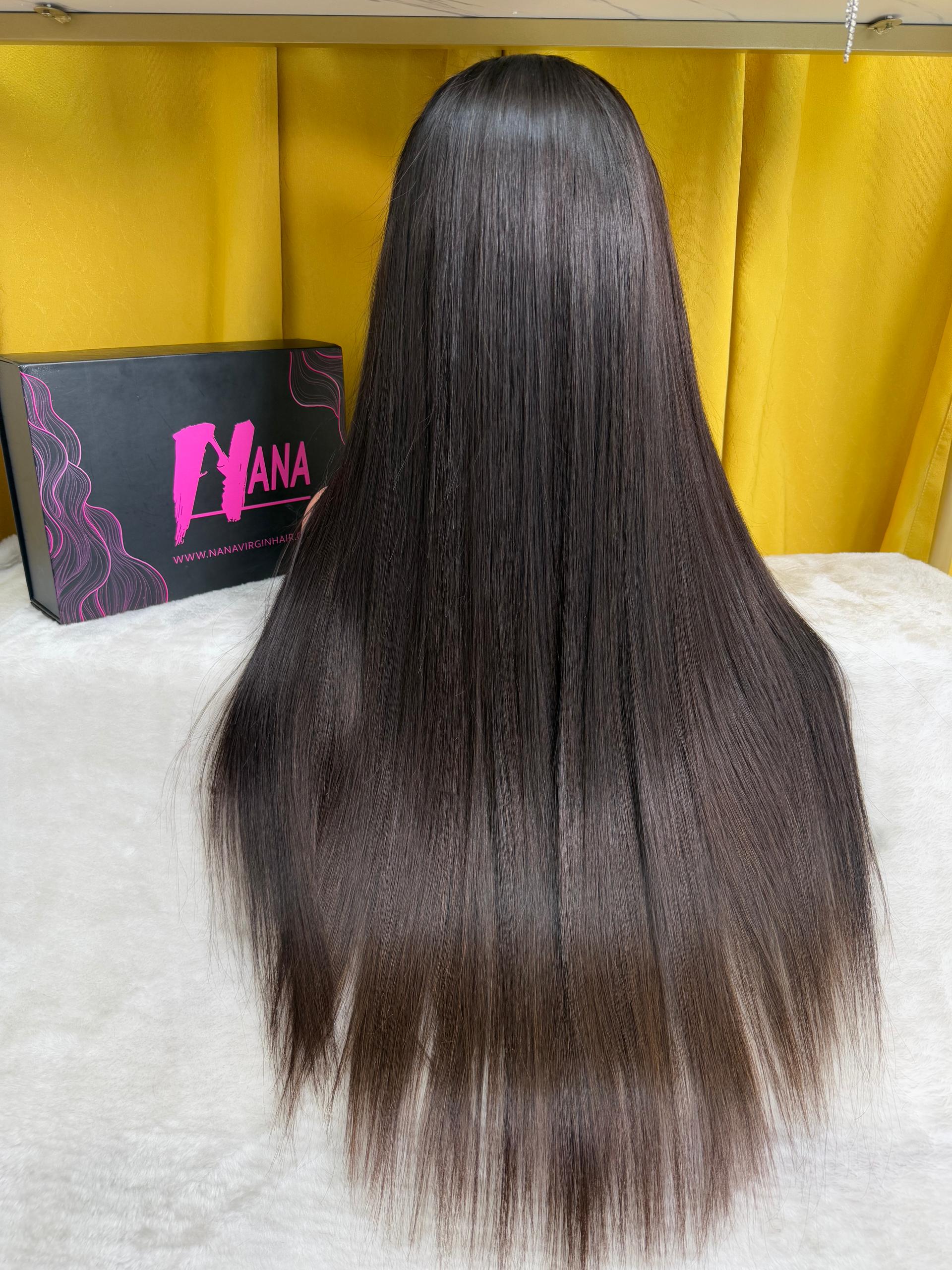 Bone Straight Raw Vietnamese Hair 13x6 13x4 HD Lace Frontal Wigs