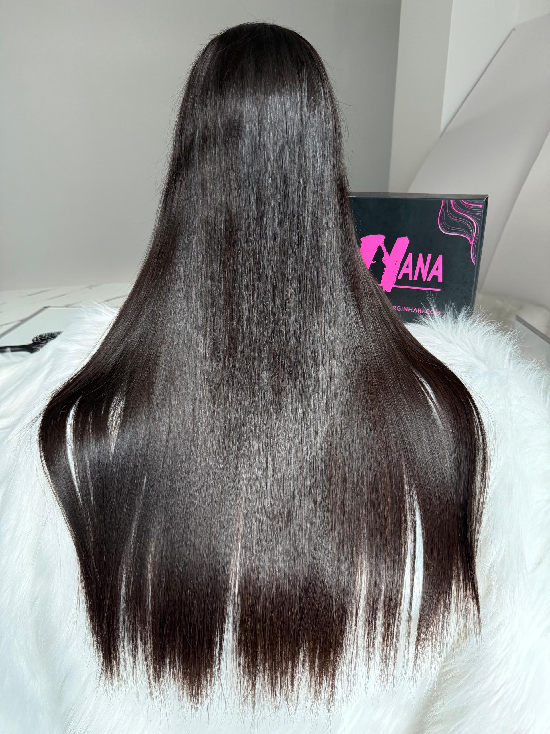 Bone Straight Raw Vietnamese Hair 13x6 13x4 HD Lace Frontal Wigs