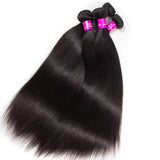 wholesale bundle deals near me virgin hair Straight bundle deal 3 or 4 Bundles with HD Transparent Closure