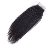 wholesale bundle deals with closure Kinky straight 3 or 4 Bundles with HD Transparent Closure