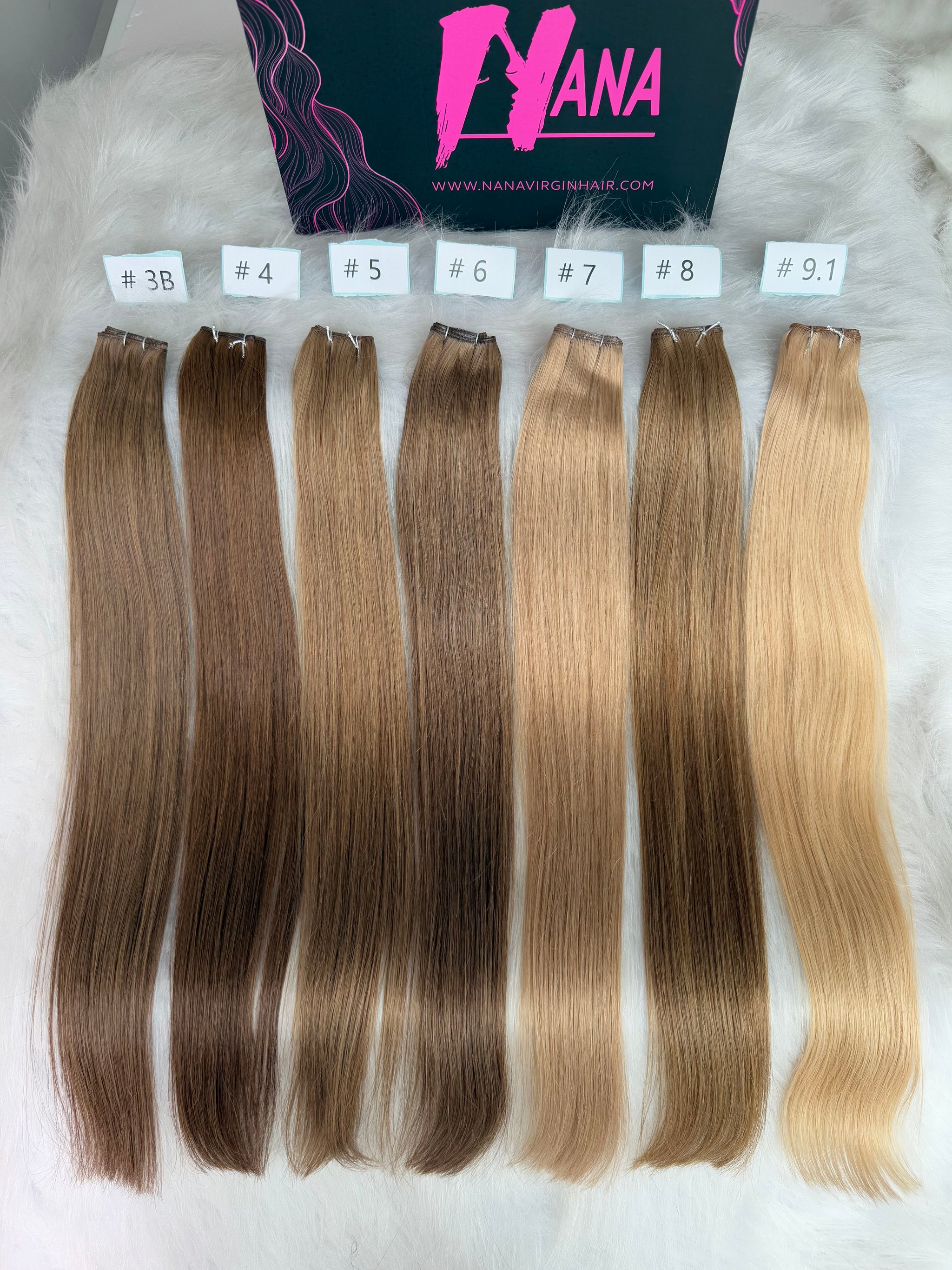 Top quality Luxe Virgin Human Hair color genius Weft