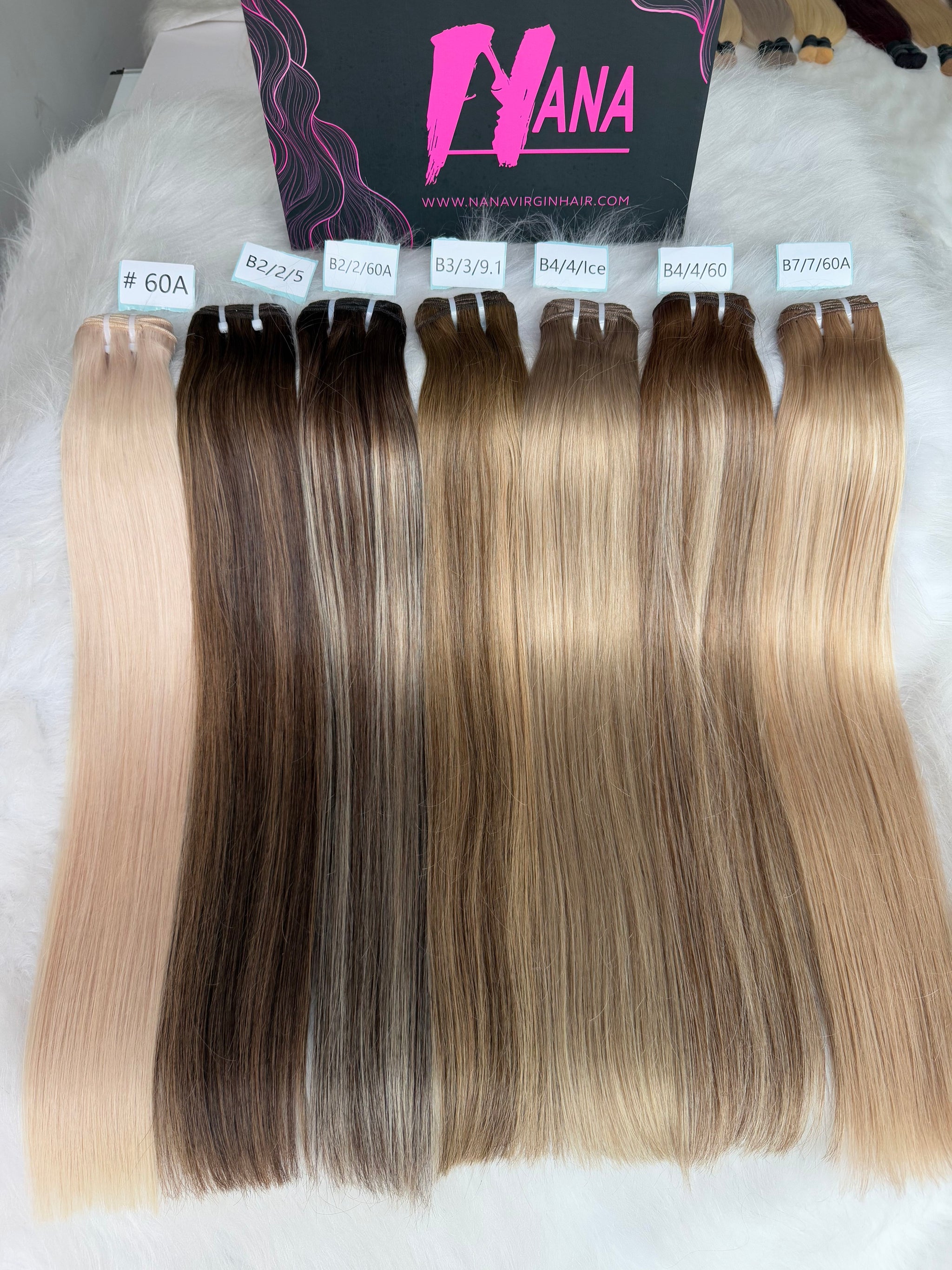 Top quality Luxe Virgin Human Hair color hair bundles