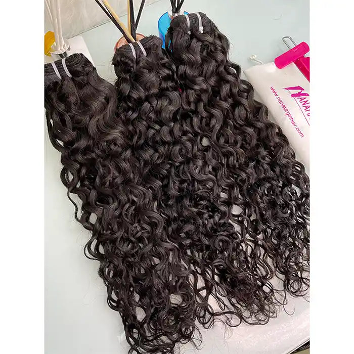 curly Water Wave hair