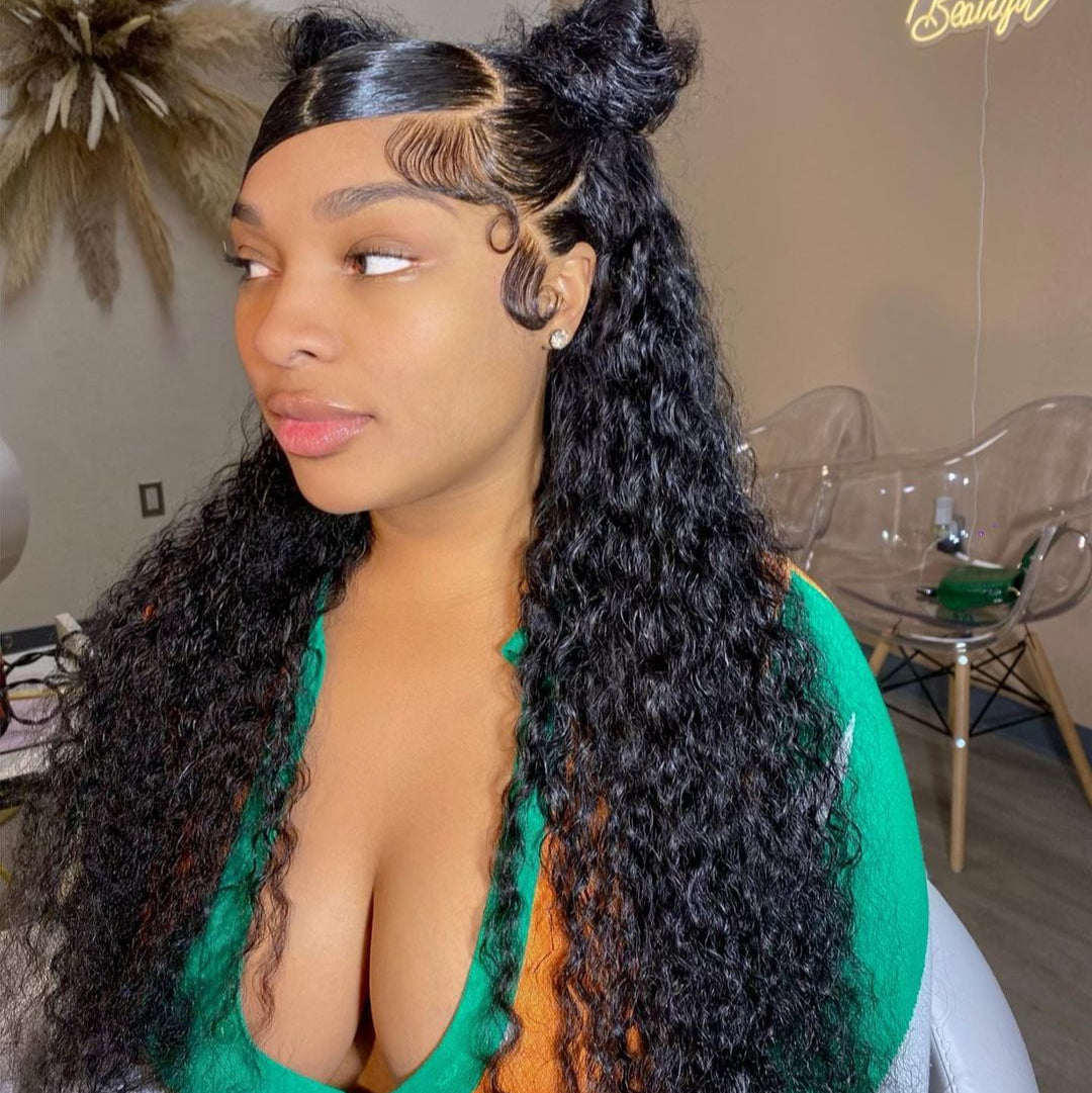 High-Quality Water Wave Frontal Wig
