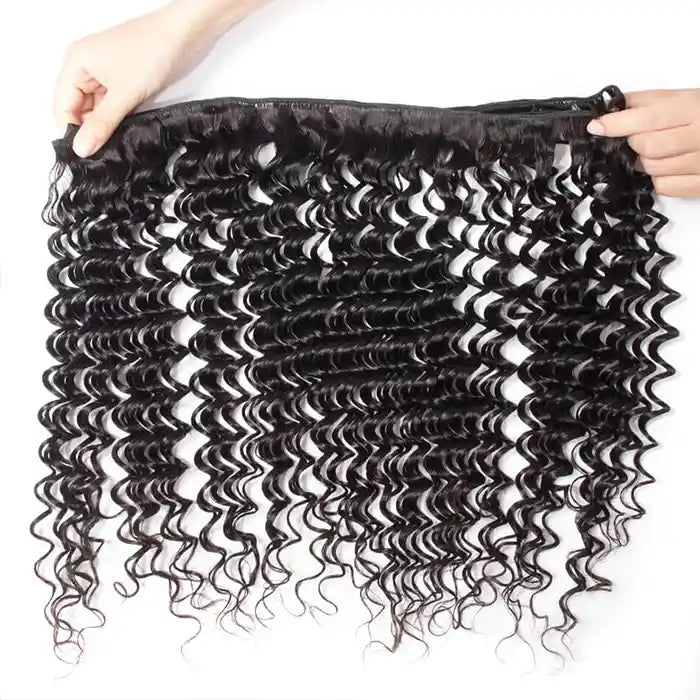 deep wave virgin hair bundles 