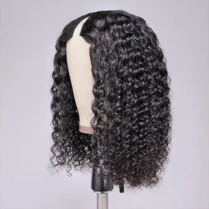 Raw/Virgin Hair Deep Wave V Part Wig U Part Wig Pineapple Wave U Part Wig
