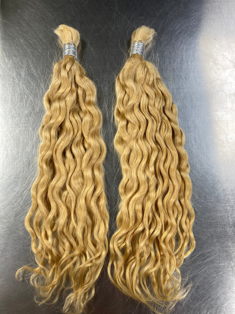 Cuticle Aligned Curly Braiding Human Hair
