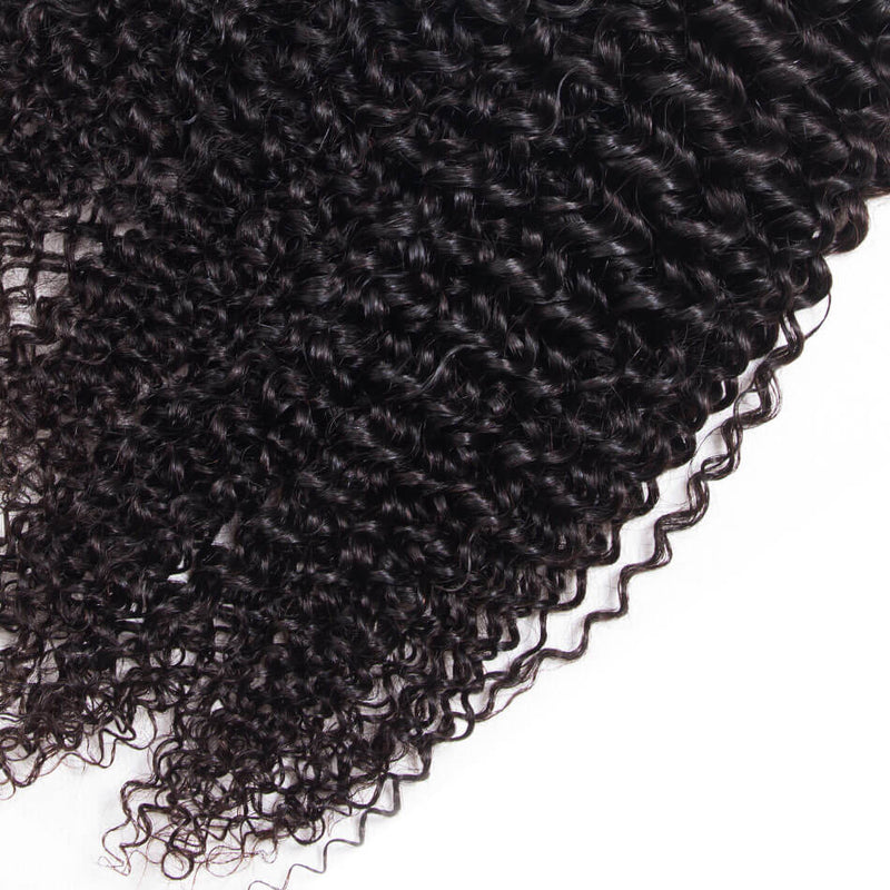 wholesale virgin hair bundle deals curly 3 or 4 Bundles with HD Transparent Closure