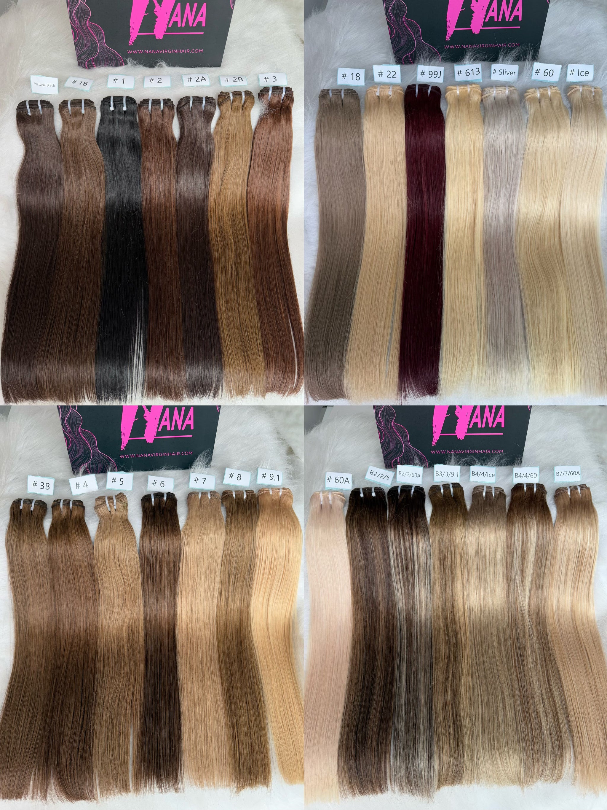 Luxe Virgin human hair color Tape-In Hair Extensions