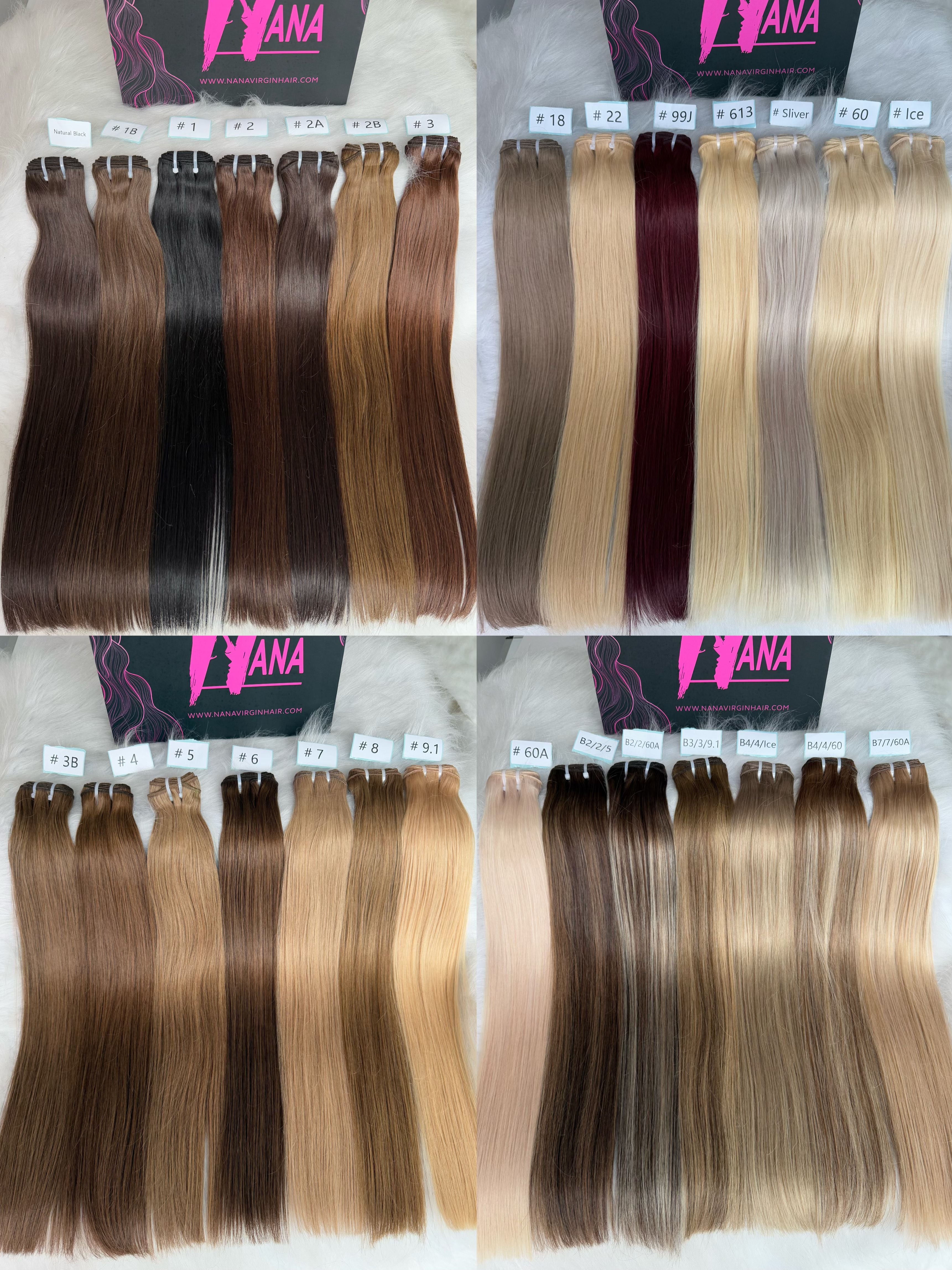 Luxe Virgin human hair color Tape-In Hair Extensions