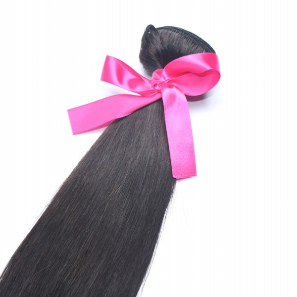 Virgin human hair extensions india Straight bundle deal 1 bundle/ 3 bundle /4 bundles