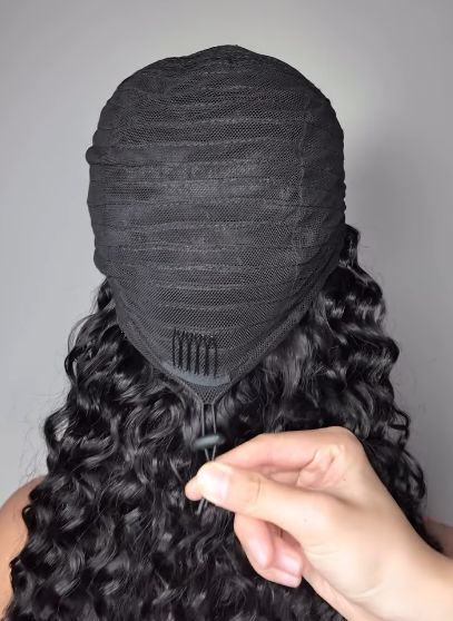 Virgin Hair Half Wig 200% Density None Lace Wig Wear And Go Wig