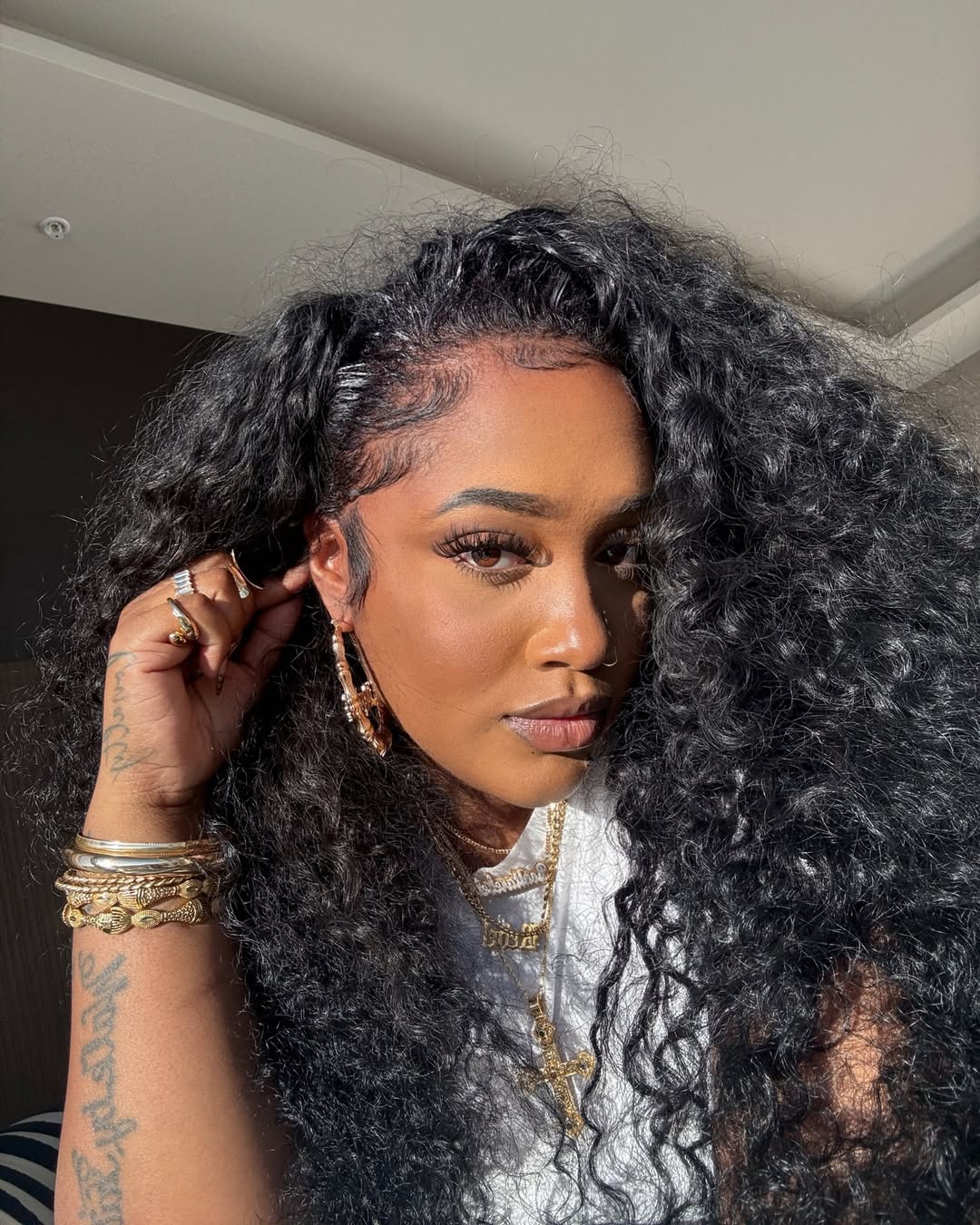 Raw Hair Half Wig 200% Density None Lace Wig Wear And Go Wig