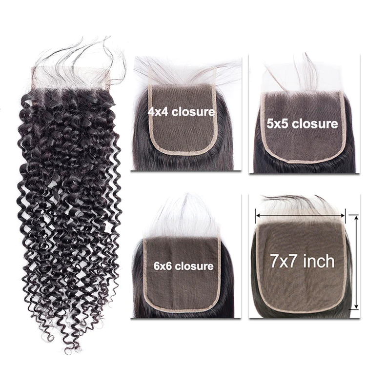 Wholesale vendor virgin human hair Lace closure transparent lace HD ...