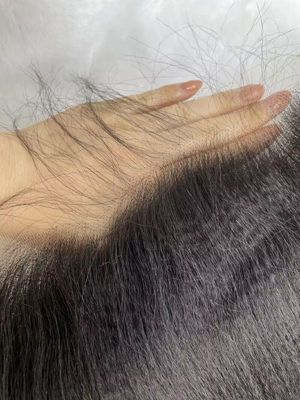 Wholesale virgin hair hd lace frontal transparent lace frontal in Yaki Straight 13x4/13x6