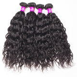 wholesale virgin human hair bundle deals water wave hair deal 3 or 4 Bundles with HD Transparent Closure