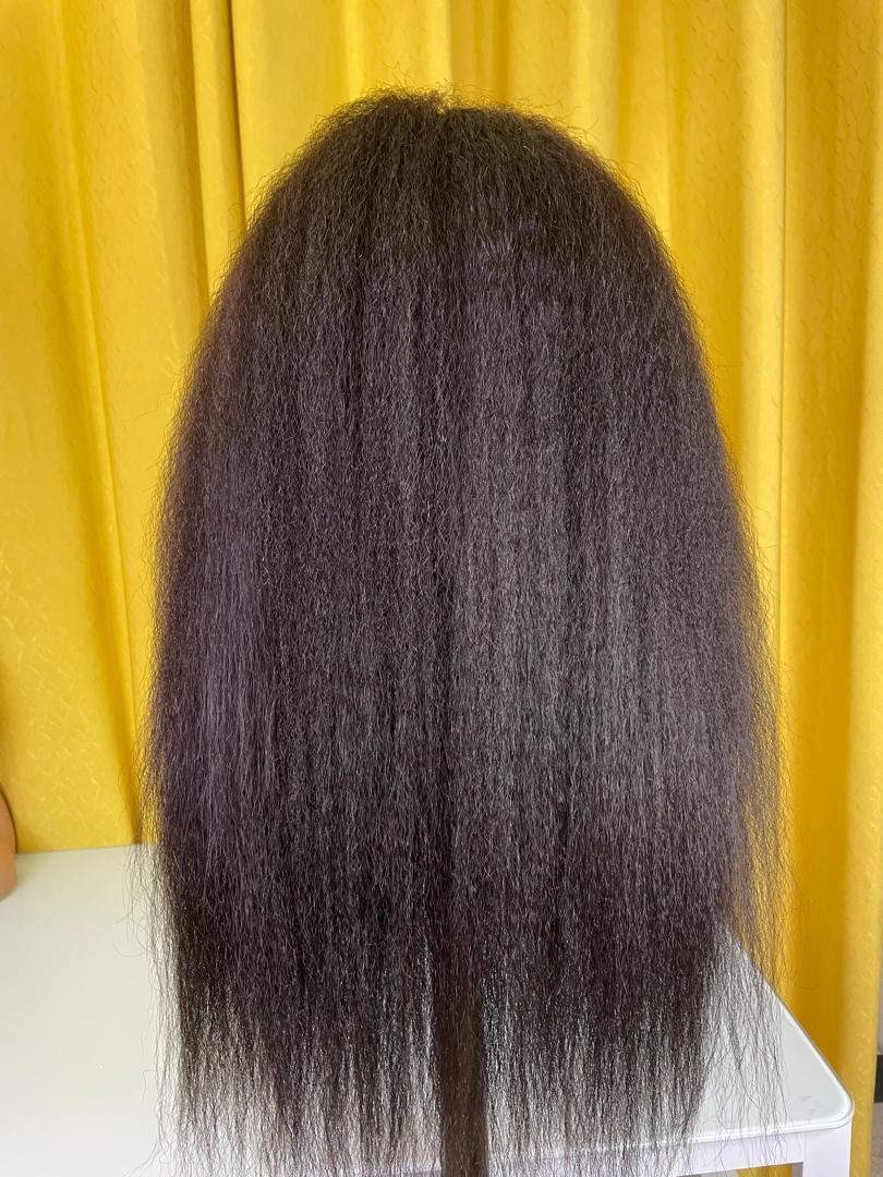 200% Virgin Half Wig None Lace Wig Wear And Go Wig 200% Density