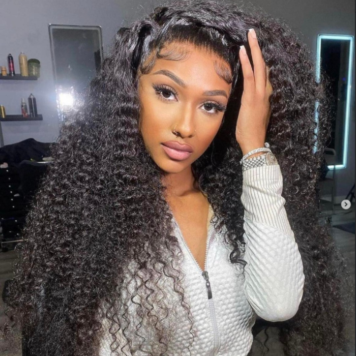 kinky curly wig 