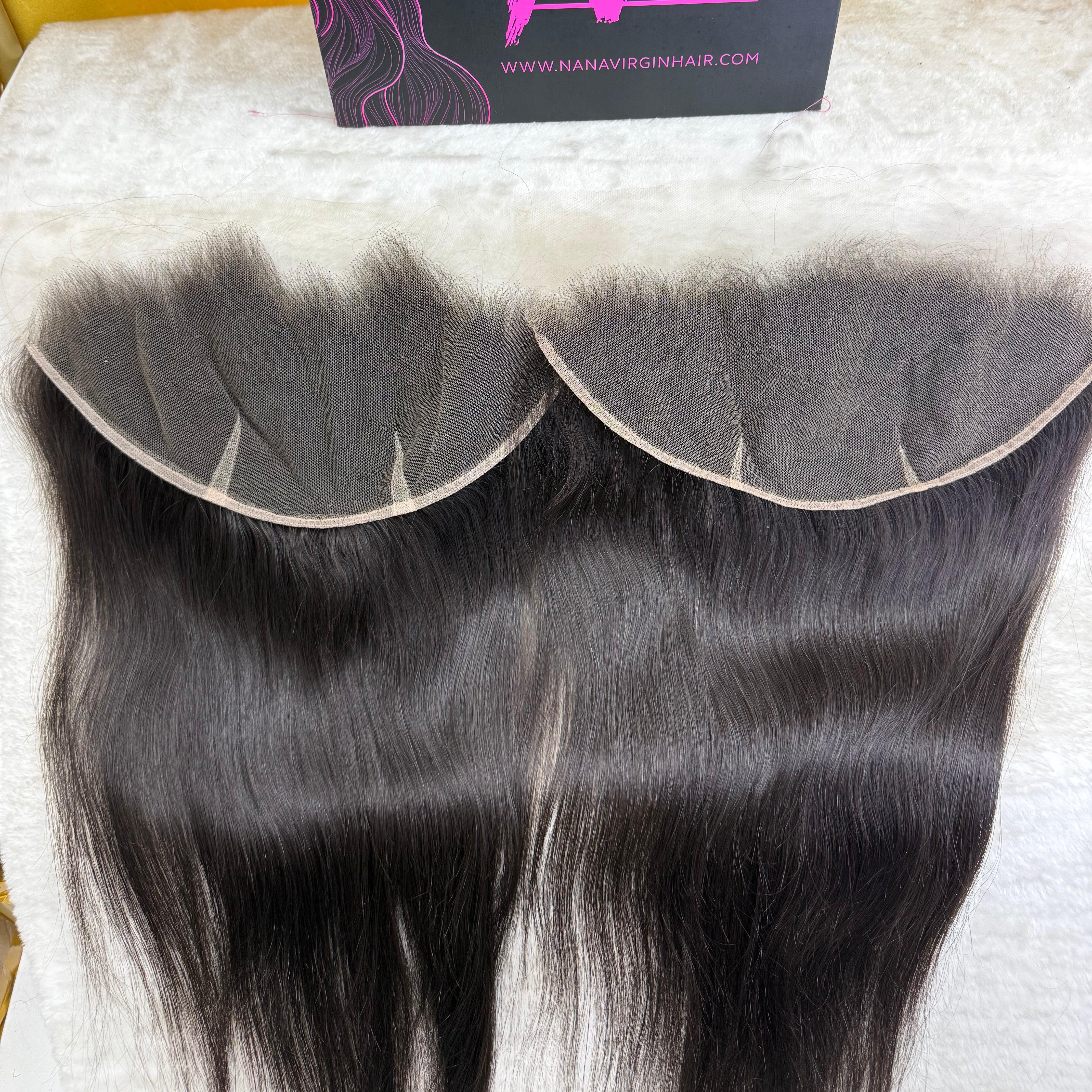 Raw hair Straight HD lace frontal lagos hairline frontal 13x6