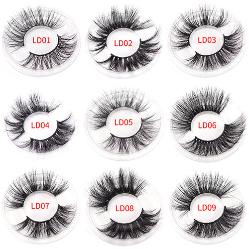 Wholesale Magic Mink Lash Extension 25mm 3D Handmade Mink Eyelashes